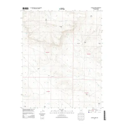 2013 Map of Alamosa Creek, 2013 Print