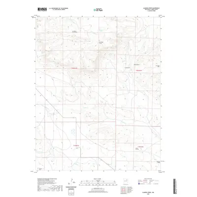 2020 Map of Alamosa Creek, 2020 Print