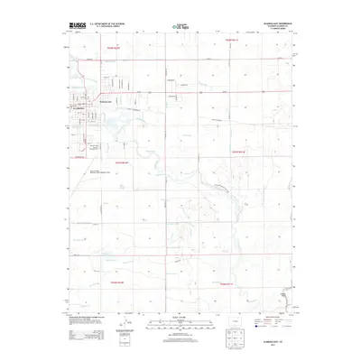 2013 Map of Alamosa East, 2013 Print