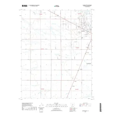 2019 Map of Alamosa West, 2019 Print