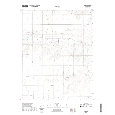 2018 Map of Alamota, 2018 Print