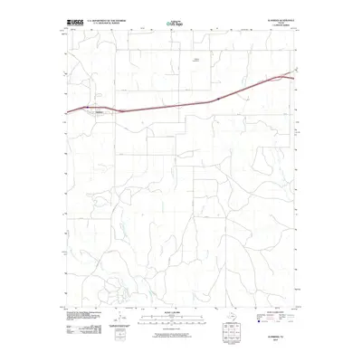 2010 Map of Alanreed, 2010 Print