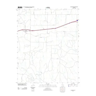 2012 Map of Alanreed, 2012 Print