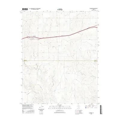2016 Map of Alanreed, 2016 Print