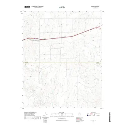 2019 Map of Alanreed, 2019 Print