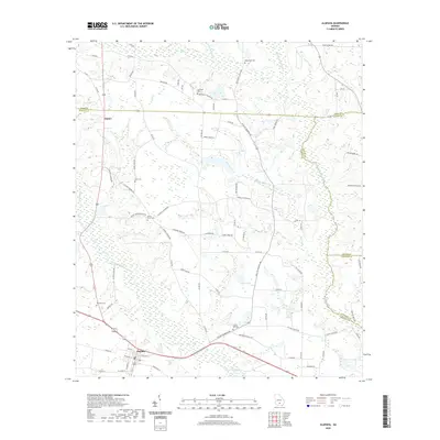 2020 Map of Alapaha, 2020 Print