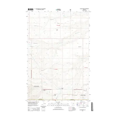 2014 Map of Alaska Bench, 2014 Print