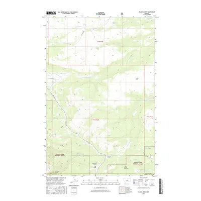 2017 Map of Alaska Bench, 2017 Print