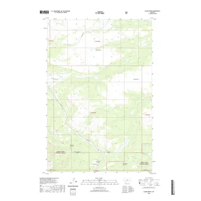 2020 Map of Alaska Bench, 2020 Print