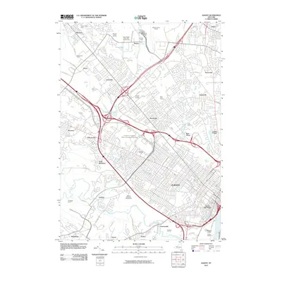 2010 Map of Albany, 2010 Print