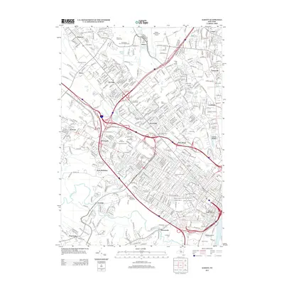 2013 Map of Albany, 2013 Print