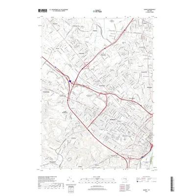 2019 Map of Albany, 2019 Print