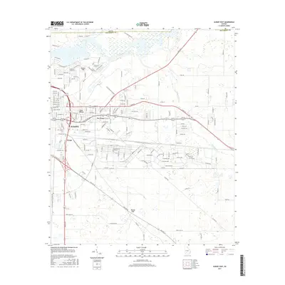 2017 Map of Albany East, 2017 Print