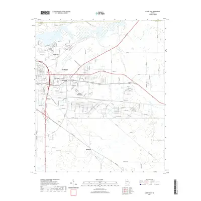 2020 Map of Albany East, 2020 Print