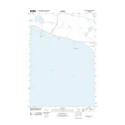 2011 Map of Albany Island, 2011 Print