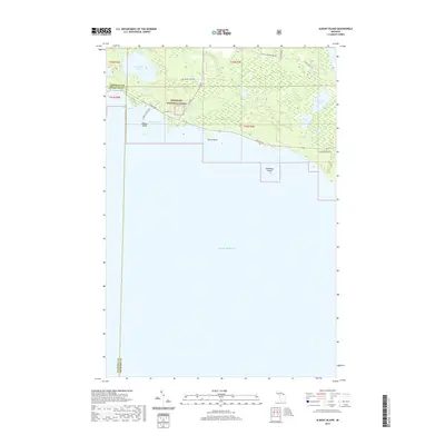 2019 Map of Albany Island, 2019 Print