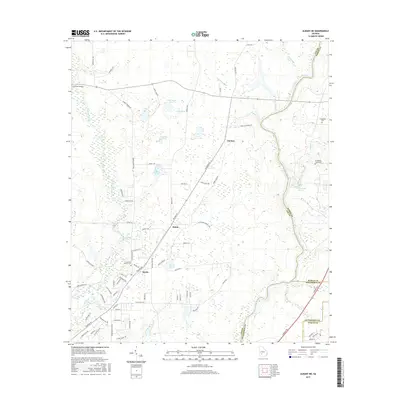 2017 Map of Albany NE, 2017 Print