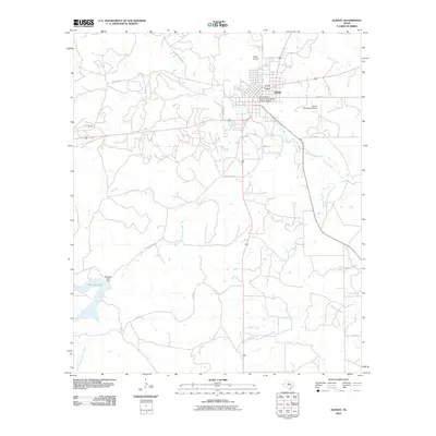 2010 Map of Albany, 2010 Print