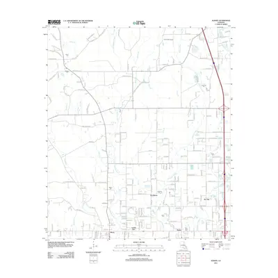 2012 Map of Albany, 2012 Print