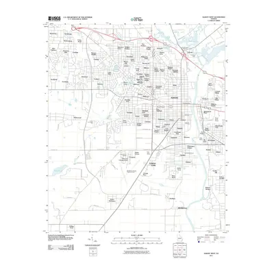 2011 Map of Albany West, 2011 Print