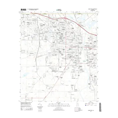 2014 Map of Albany West, 2014 Print