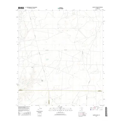 2016 Map of Albercas Ranch, 2016 Print