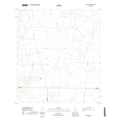 2019 Map of Albercas Ranch, 2019 Print