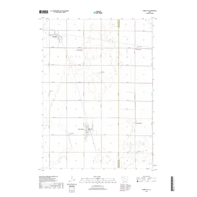 2018 Map of Albert City, 2018 Print
