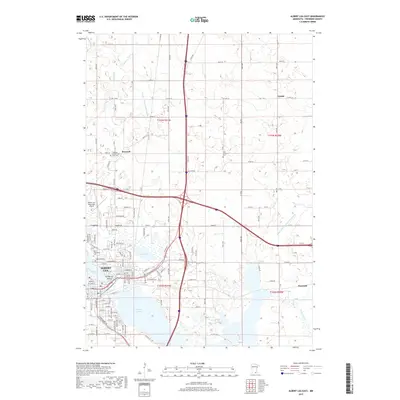 2019 Map of Albert Lea East, 2019 Print