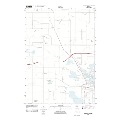 2010 Map of Albert Lea West, 2010 Print