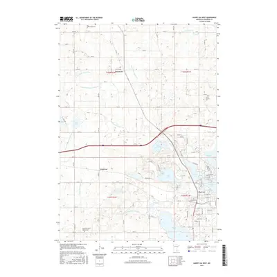 2016 Map of Albert Lea West, 2016 Print