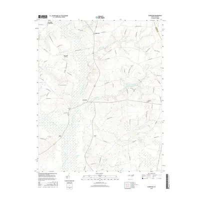 2016 Map of Albertson, 2016 Print