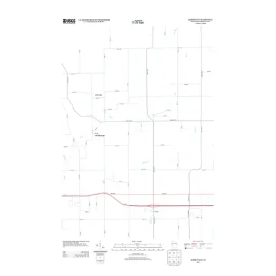 2013 Map of Albertville, 2013 Print
