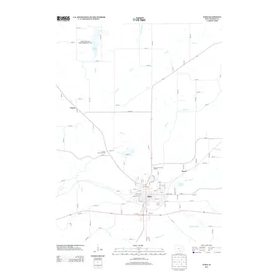 2013 Map of Albia, 2013 Print