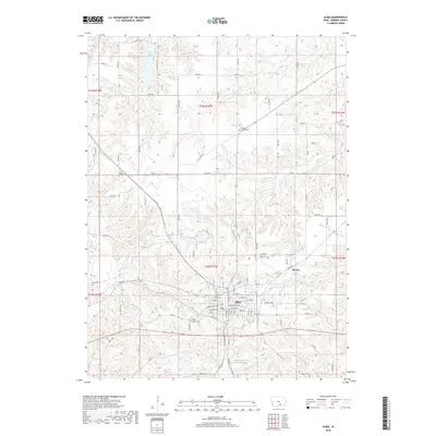 2018 Map of Albia, 2018 Print