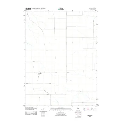 2012 Map of Albin, 2012 Print