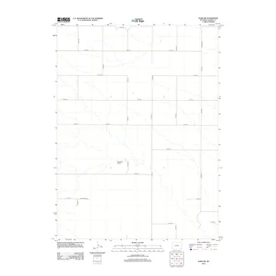 2012 Map of Albin SW, 2012 Print
