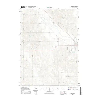 2014 Map of Albion West, 2014 Print