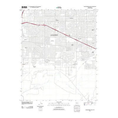 2010 Map of Albuquerque East, 2010 Print