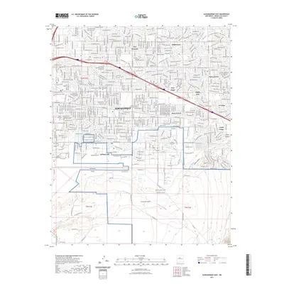 2023 Map of Albuquerque East, 2023 Print
