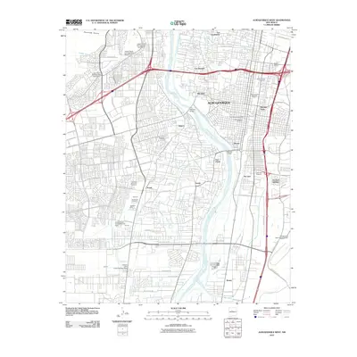2010 Map of Albuquerque West, 2010 Print