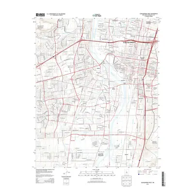 2013 Map of Albuquerque West, 2013 Print