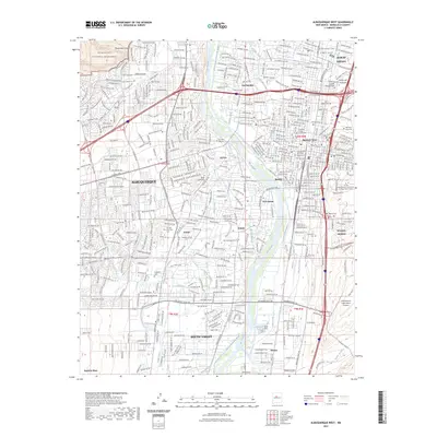 2023 Map of Albuquerque West, 2023 Print