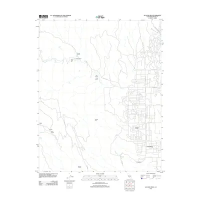 2012 Map of Alcalde Hills, 2012 Print