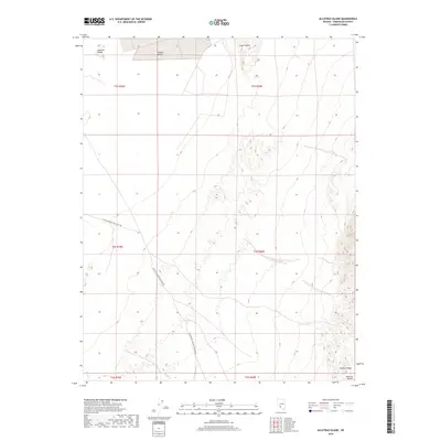 2018 Map of Alcatraz Island, 2018 Print