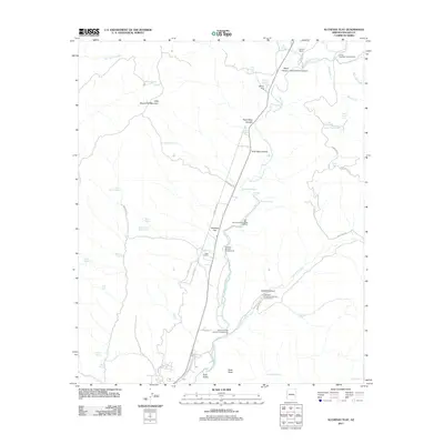 2011 Map of Alchesay Flat, 2011 Print