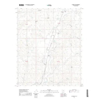 2018 Map of Alchesay Flat, 2018 Print