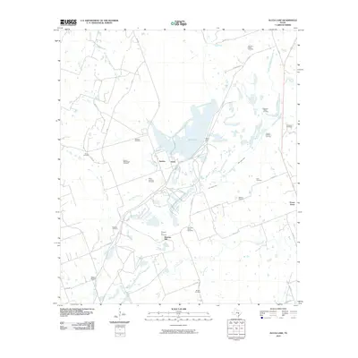 2010 Map of Alcoa Lake, 2010 Print