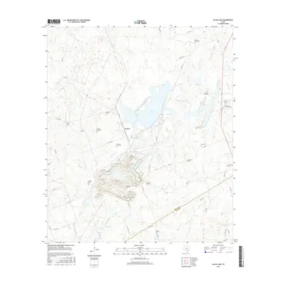 2016 Map of Alcoa Lake, 2016 Print