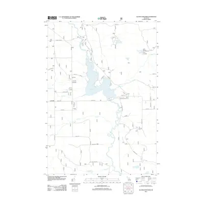 2012 Map of Alcona Dam Pond, 2012 Print